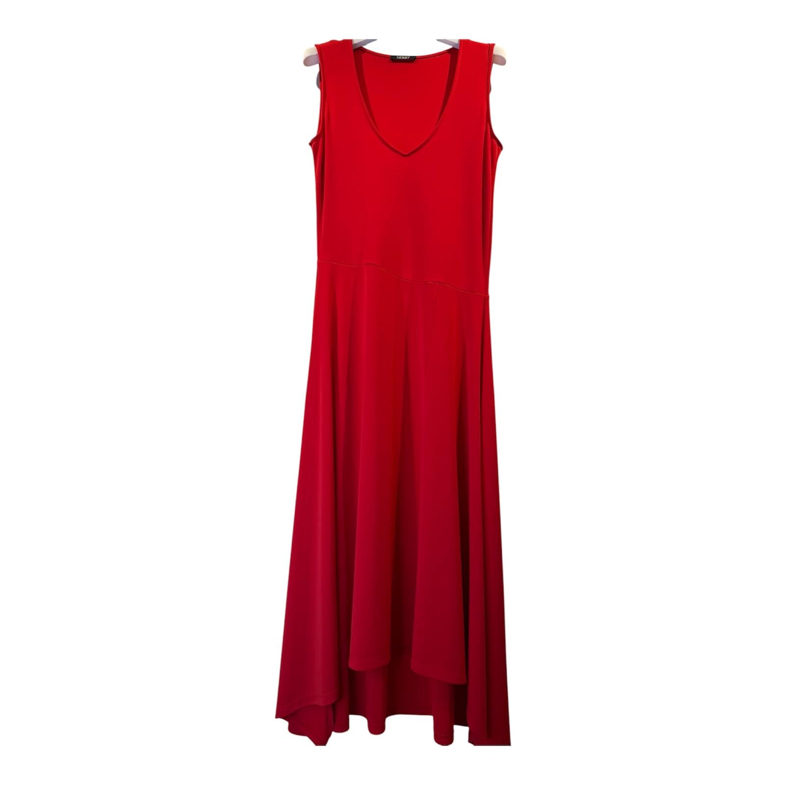 Vestido largo rojo GERRY