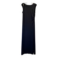 Vestido largo azul marino GERRY