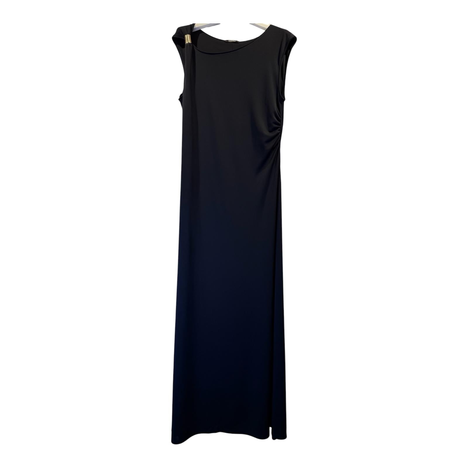 Vestido largo azul marino GERRY