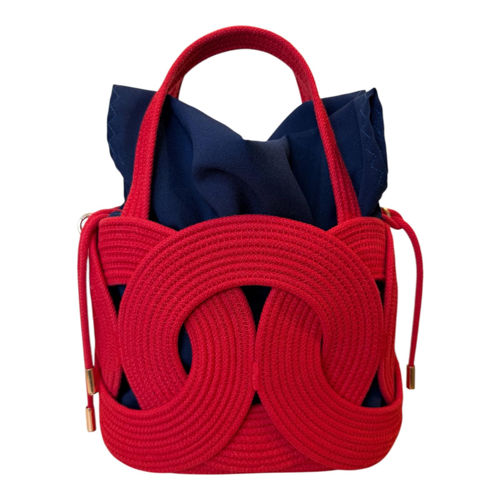 Bolso cuerdas MINI Rojo