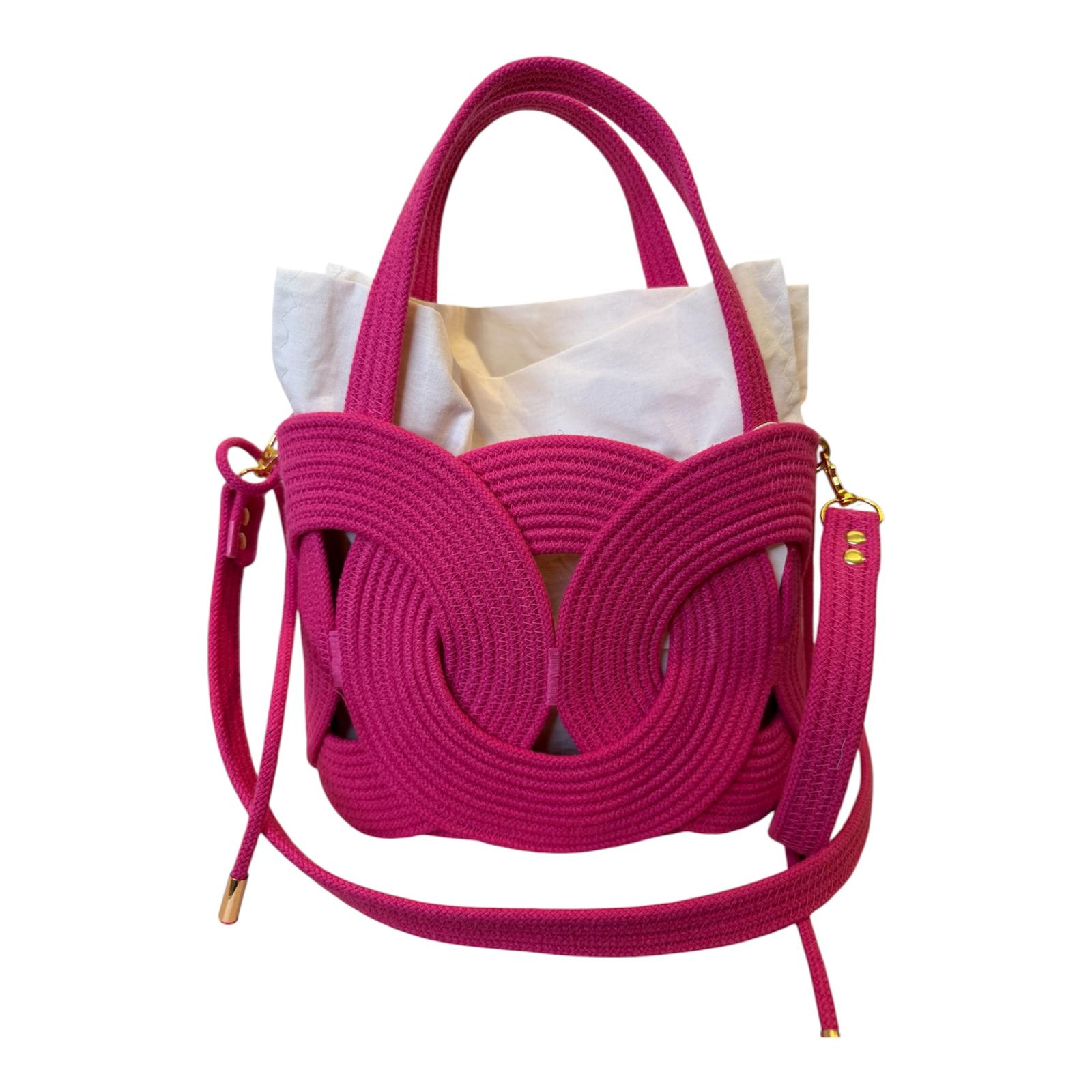 Bolso Cuerdas MINI Fuxia